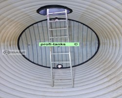 Maschine: WIJTMANS PLASTICS u P490 PEHD-Tank 50.000 L - 60.000 LKunststofftank