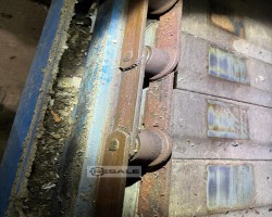 Maschine: FMW FöRDERANLAGEN Kettengurtförderband Stahlplatten- und