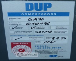 Maschine: ATLAS COPCO GA90 