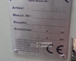 Maschine: ALLOXX VPP 8060 Umreifungsmaschinen