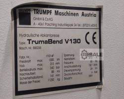 Maschine: TRUMPF Trumabend V130 x 3000 Abkantpressen