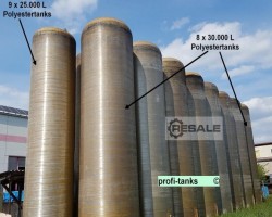 Maschine: STAFFELSTEIN  Polyestertanks 30.000 L GFK-Tanks