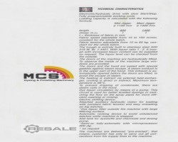 Maschine: MCS Maxi Jigger 3400 Färben jigger