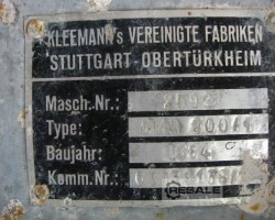 Maschine: HAZEMAG / KLEEMANNS WMS 800/1 Brecher