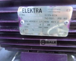 Maschine: BARRATI ATMOS V4-KR Var. 0102 VAKUUMPUMPE MIT GESTELL MIT ANSAUGFILTER