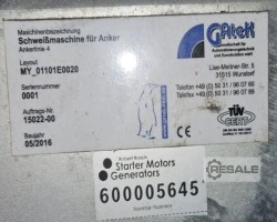 Maschine: BOSCH  Schweissanlagen