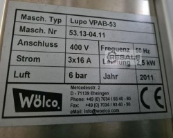 Maschine: WöLCO  Etikettiermaschinen