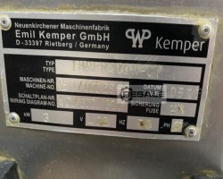 Maschine: KEMPER Imperator-CT Abwieger