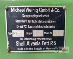 Maschine: WEINIG PM 17, 5 Spindles Hobelautomaten