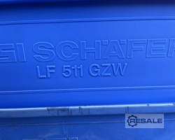 Maschine: SSI SCHäFER LF 511 G ZW blue Sichtlagerkisten Stapelkisten