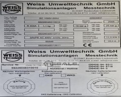 Maschine: VöTSCH VT 7012 S2 Schocktestkammer