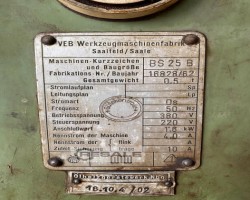 Maschine: WMW BS 25 B Säulenbohrmaschinen