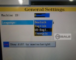 Maschine: GARVENS S2 Kontrollwaagen