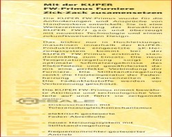 Maschine: KUPER FW-Primus Furnierklebemaschinen