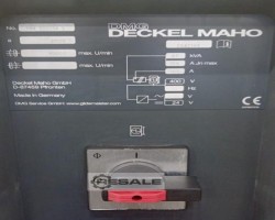 Maschine: DECKEL MAHO DMC 80 FD duoBLOCK CNC Bearbeitungszentren