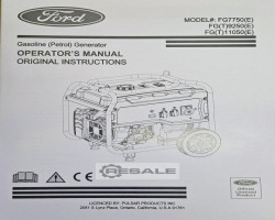 Maschine: FORD FGT9250E Generatoren
