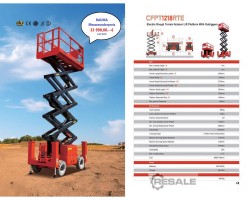 Maschine: CFMG CFPT0710LDS Gelände- Raupenarbeitsbühne MESSESONDERPREIS
