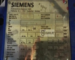 Maschine: SIEMENS SST-110 TWIN AFA 46 K Komplettes 3-MW-Dampfturbinenkraftwerk