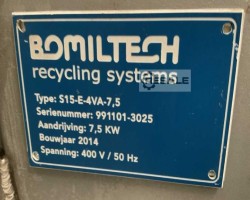 Maschine: BOMILTECH S15-E-EVA-7,5 FoodGrade Konische Entwässerungspresse in Lebensmittelqualität