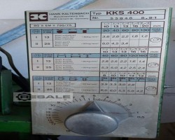 Maschine: KALTENBACH KSS 400 NA Metallkreissägen