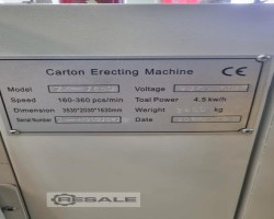 Maschine:  Hamburger Lunch Box Becherverpackungsmaschine Verpackung Klebemaschine