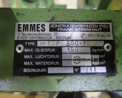 Maschine: EMMES H EBP 500.10 Verleimpressen
