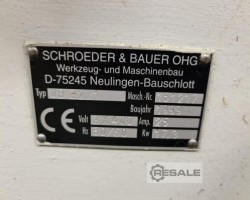 Maschine: SCHROEDER + BAUER WB 32-1 Draht- und Bandbearbeitungsmaschinen
