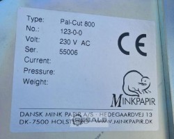 Maschine: MINKPAPIR PAL-Cut 800 Vollautomatischer Bogendispenser Bogenschneider