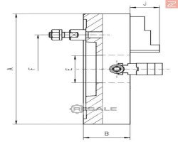 Maschine:  Ø 700 mm / Cast Planscheiben
