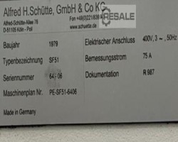 Maschine: SCHüTTE SF51 Mehrspindeldrehautomaten