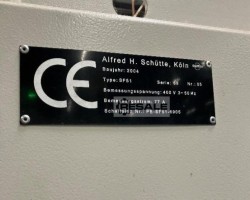 Maschine: SCHüTTE SF51 Mehrspindeldrehautomaten