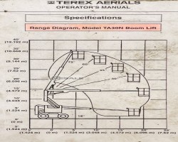 Maschine: TEREX AERIALS TA30N Boom Lift 