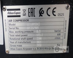 Maschine: ATLAS COPCO GA160VSD+FF 