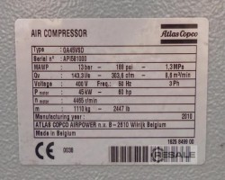 Maschine: ATLAS COPCO GA45VSD 