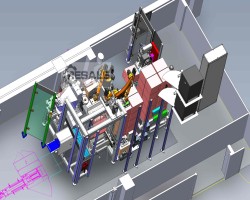 Maschine: TRANSNOVA-RUF Flex Line RV-400 Kartonverpackungslinien