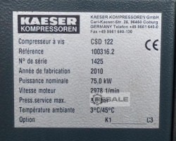 Maschine: KAESER CSD122 