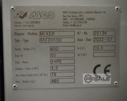 Maschine: ASGO MVZH150 Vakuummischer