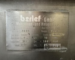 Maschine: BERIEF Kippko 1600 Kippbarer Rührkessel