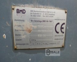 Maschine: BMD BAUMASCHINENDIENST BRECHER BMD RA 700-7 Backenbrecher