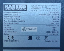 Maschine: KAESER CSD105SFC Schraubenkompressor