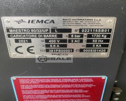 Maschine: IEMCA MAESTRO 80/32/UP/L Stangenlader