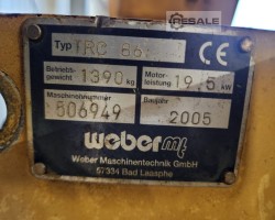 Maschine: WEBER TRC 86 Grabenwalzen