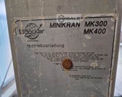 Maschine: BöCKER MK 400/5 Minikrane
