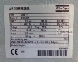 Maschine: ATLAS COPCO GA55FF 