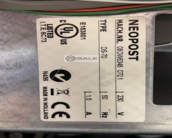 Maschine: NEOPOST TECHNOLOGIES BV DS-70 Kuvertiermaschine