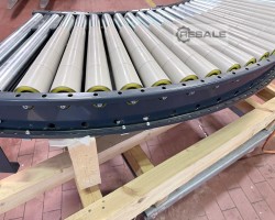 Maschine: VANDERLANDE Förderkurve 70 Grad with Antr. Rollenbahnkurve, Kurvenförderer
