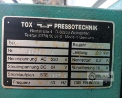 Maschine: TOX PRESSOTECHNIK MBG 004.124 Pressen