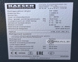 Maschine: KAESER TF 340 