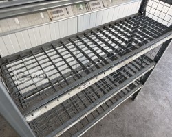 Maschine: DEXION HI280 Länge: 1,38 lfm. / 5 Ebenen Fachbodenregale Lagerregale Regal Regale