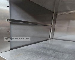 Maschine:  1800 x 1500 x 670 mm Edelstahlschrank